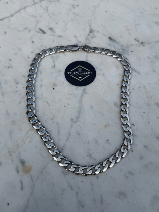 Silver Curb Chain