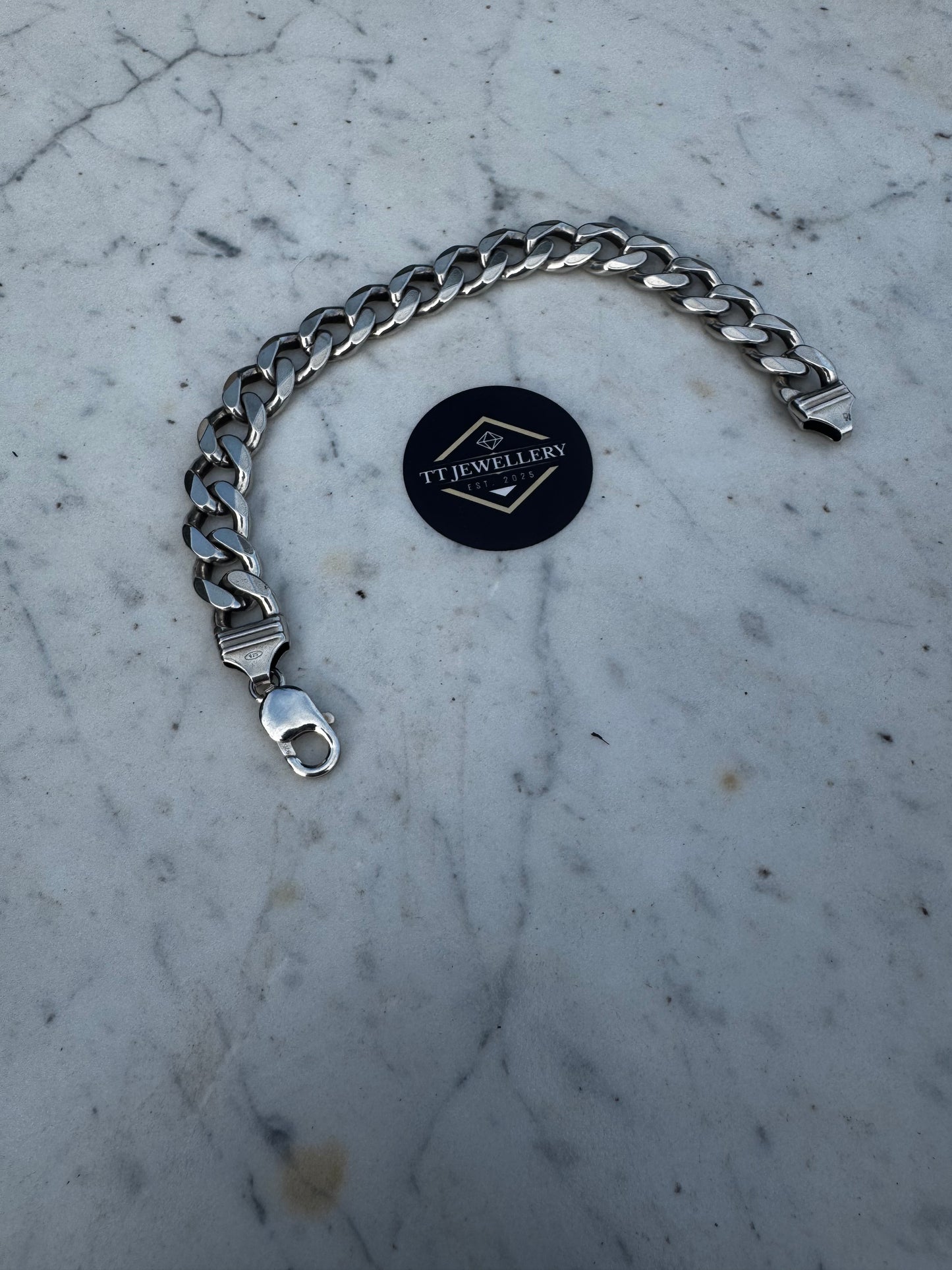 Silver Curb Bracelet