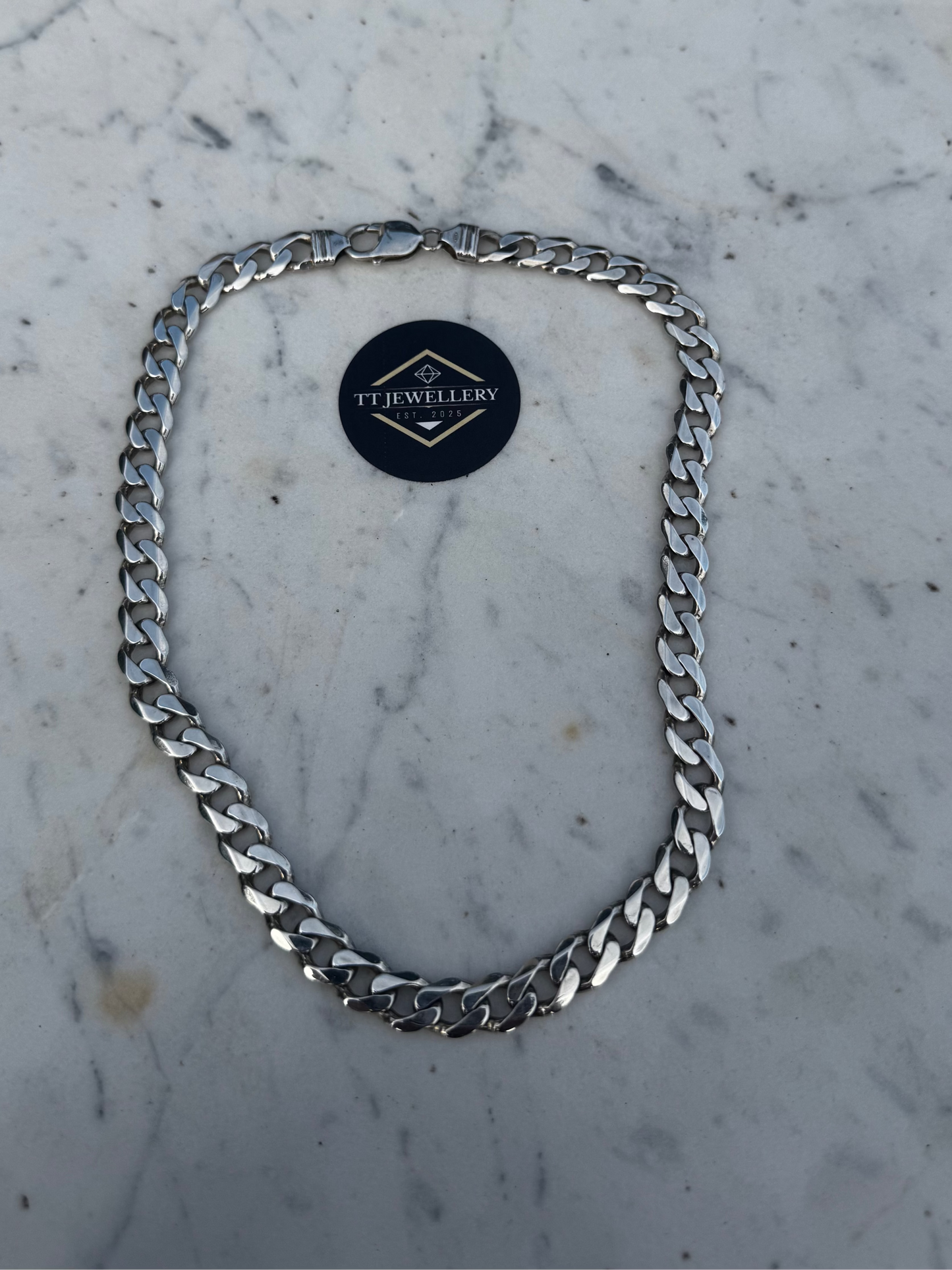 Silver Curb Chain