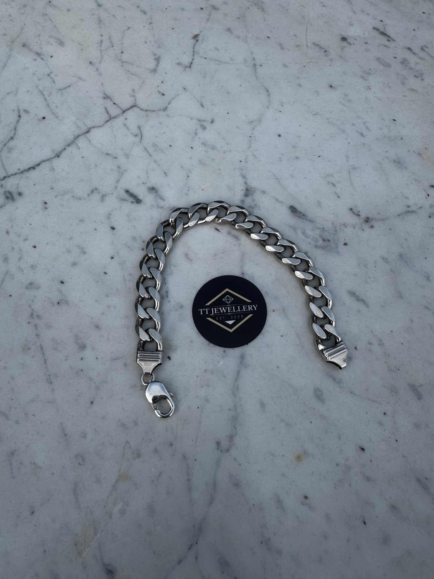 Silver Curb Bracelet